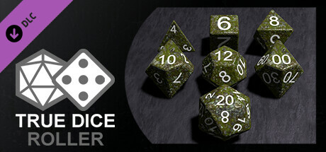 True Dice Roller - Moss Rock Novelty Dice