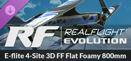 RealFlight Evolution – E-flite 4-Site 3D FF Flat Foamy 800mm