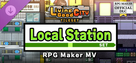 RPG Maker MV - SERIALGAMES LivingGoodCity TILESET LocalStation SET