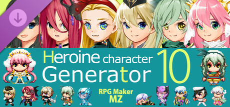 RPG Maker MZ - Heroine Character Generator 10 for MZ