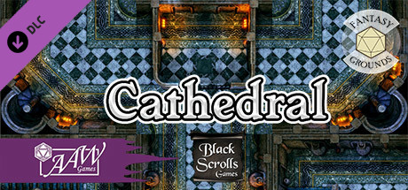 Fantasy Grounds - Black Scrolls Cathedral (Map Tiles Pack)