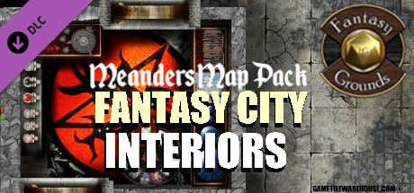 Fantasy Grounds - Meander Map Pack: Interior City (Map Pack)