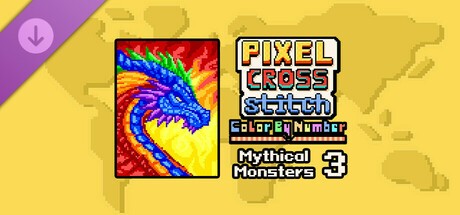 Pixel Cross Stitch - Mythical Monsters Pack 3