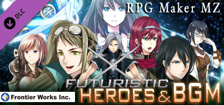 RPG Maker MZ - Frontier Works: Futuristic Heroes and BGM