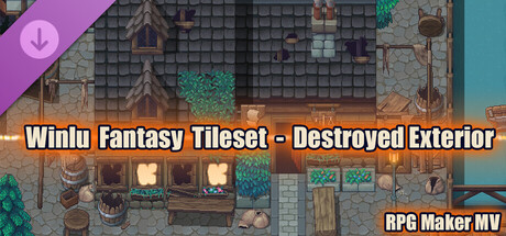 RPG Maker MV - Winlu Fantasy Tileset - Destroyed Exterior