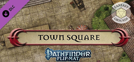 Fantasy Grounds - Pathfinder RPG - Pathfinder Flip-Map - Classic Town Square