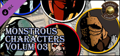 Fantasy Grounds - Monstrous Characters, Volume 3 (Token Pack)