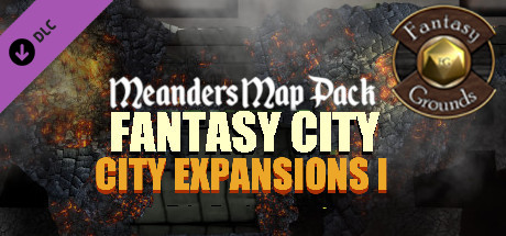 Fantasy Grounds - Meander Map Pack City Expansions I (Map Pack)