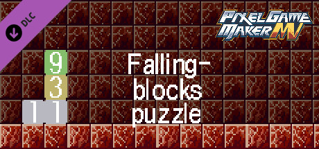 Pixel Game Maker MV - Falling Blocks Puzzle Sample