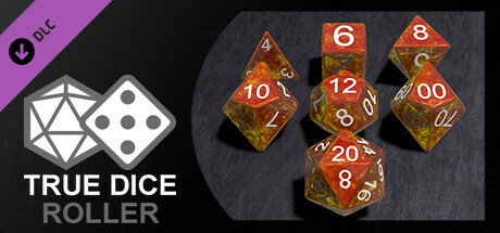 True Dice Roller - Sunburst Glass Dice