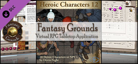 Fantasy Grounds - Heroic Characters 12 (Token Pack)