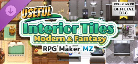 RPG Maker MZ - Useful Interior Tiles Modern and Fantasy