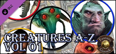 Fantasy Grounds - Creatures A-Z Vol 01 (Token Pack)