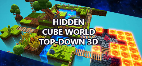 Hidden Cube World Top-Down 3D