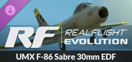 RealFlight Evolution - E-flite UMX F-86 Sabre 30mm EDF