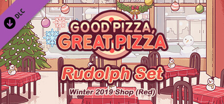 Good Pizza, Great Pizza - Rudolph Set - Winter 2019 Shop (Red)