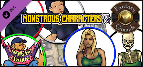 Fantasy Grounds - Monstrous Characters, Volume 5 (Token Pack)