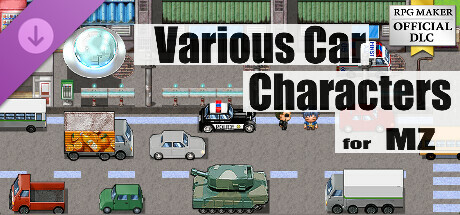 RPG Maker MZ - Various cars Characters set