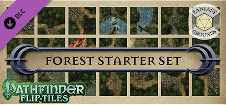 Fantasy Grounds - Pathfinder RPG - Flip-Tiles - Forest Starter Set