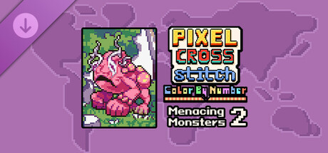 Pixel Cross Stitch - Menacing Monsters Pack 2