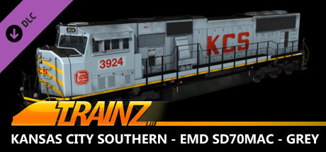 Trainz 2022 DLC - Kansas City Southern - EMD SD70MAC - Grey