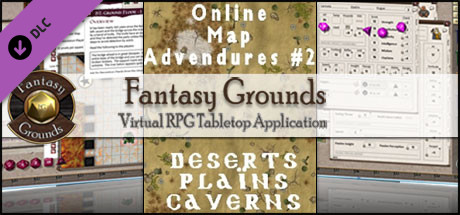 Fantasy Grounds - Map Adventures #2 - Plains, Deserts, & Caverns (Map Pack)