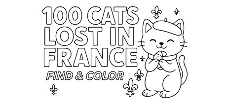 100 Cats Lost In France Find & Color