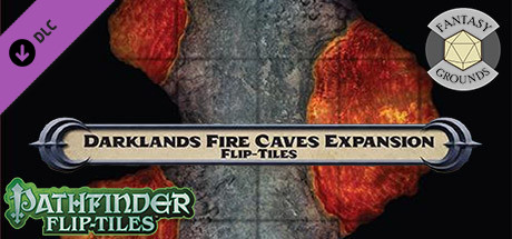 Fantasy Grounds - Pathfinder RPG - Flip-Tiles - Darklands Fire Caves Expansion