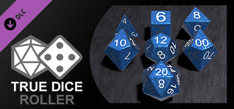 True Dice Roller - Sky Glitter Dice