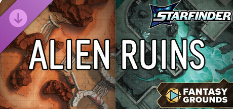 Fantasy Grounds - Starfinder 2 RPG - Flip-Mat: Alien Ruins