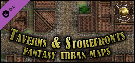 Fantasy Grounds - Paths to Adventure: Taverns and Storefronts (Map Pack)