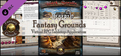 Fantasy Grounds - Black Scroll Games - Desert Canyons (Map Pack)