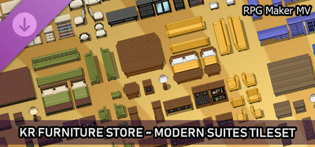 RPG Maker MV - KR Furniture Store - Modern Suites Tileset