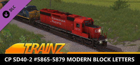 Trainz Plus DLC - CP SD40-2 #5865-5879 Modern Block Letters
