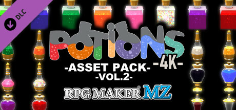 RPG Maker MZ - Potions Asset Pack 4K Vol 2