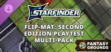 Fantasy Grounds - Starfinder Flip-Mat: Second Edition Playtest Multi-Pack