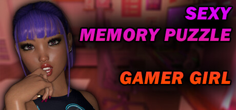 Sexy Memory Puzzle - Gamer Girl