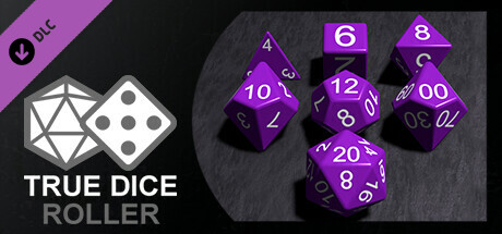 True Dice Roller - Violet Chroma Dice