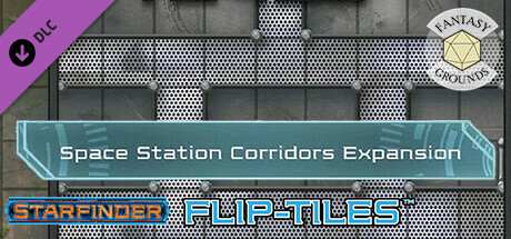 Fantasy Grounds - Starfinder RPG - Flip-Tiles - Space Station Corridors Expansion