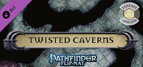 Fantasy Grounds - Pathfinder RPG - Pathfinder Flip-Mat - Classic Twisted Caverns