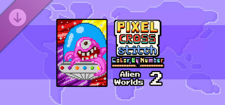 Pixel Cross Stitch - Alien Worlds Pack 2