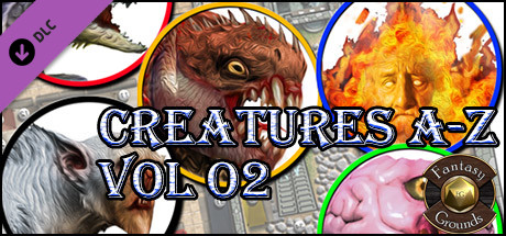 Fantasy Grounds - Creatures A-Z Vol 2 (Token Pack)