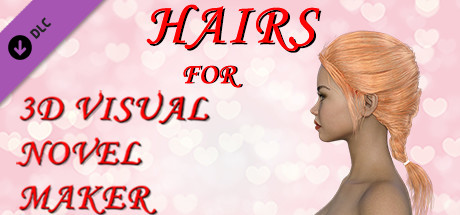 Hairs for 3D Visual Novel Maker