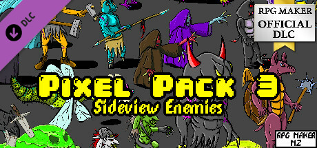 RPG Maker MZ - Pixel Pack 3 Sideview Enemies