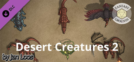 Fantasy Grounds - Jans Token Pack 33 - Desert Creatures 2