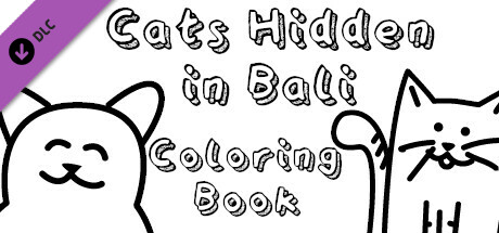 Cats Hidden in Bali - Coloring Book