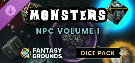 Fantasy Grounds - Monsters NPC Dice Pack Volume 1