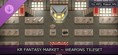 RPG Maker MV - KR Fantasy Market - Weapons Tileset