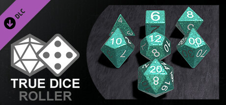 True Dice Roller - Sea Glitter Dice