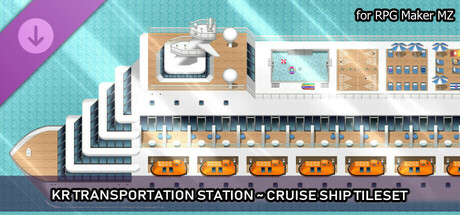 RPG Maker MZ - KR Transportation Station - Cruise Ship Tileset